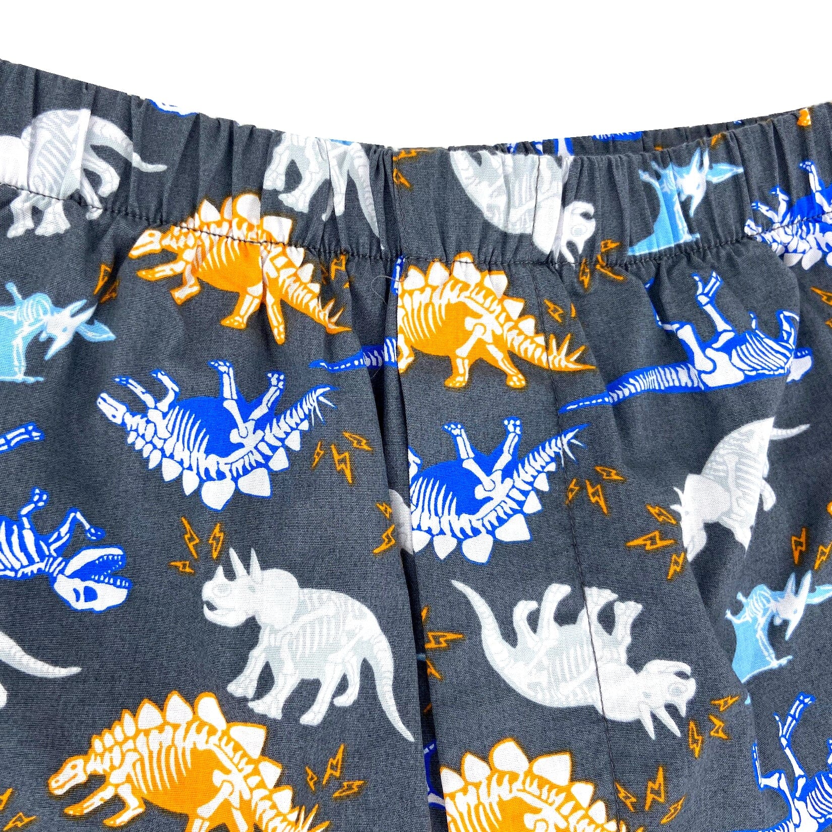  Men's Colorful Dino Fossil Patterned Cotton Lightweight Boxer Shorts