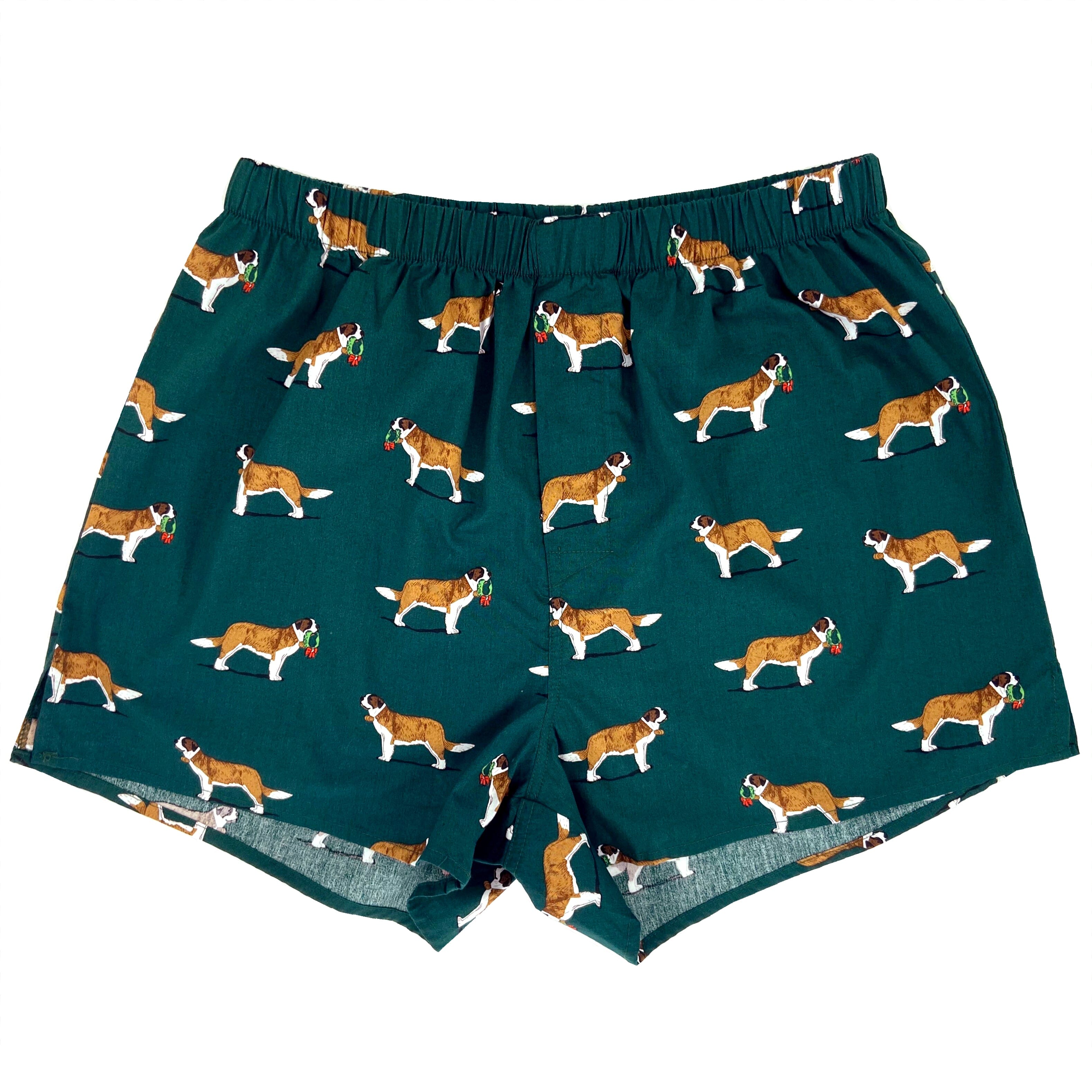 St. Bernard Boxers For Men. Buy Men's Dog Patterned Boxer Shorts Here