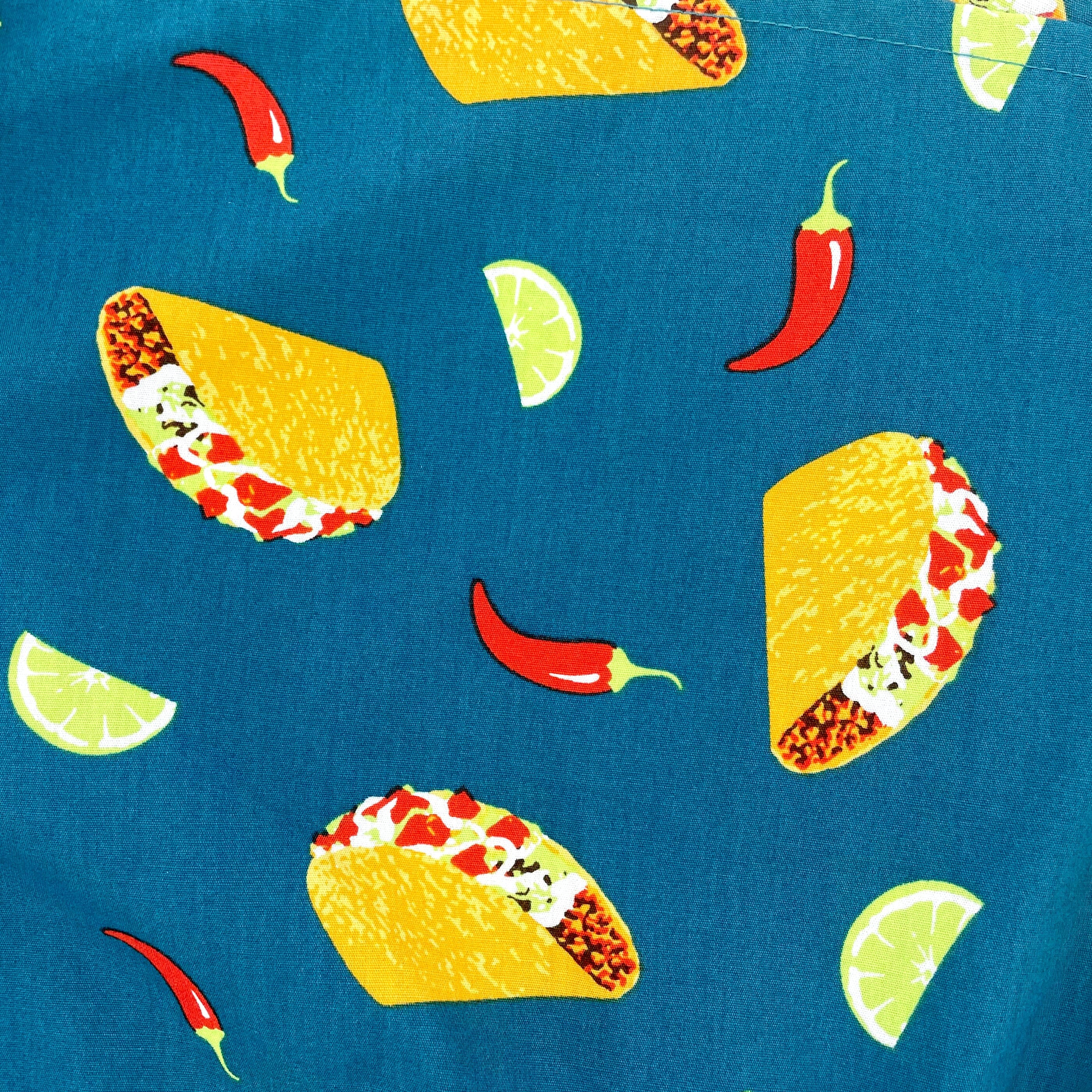 Buy Men's Food Inspired Taco Lime and Chili Print Cotton Boxer Shorts