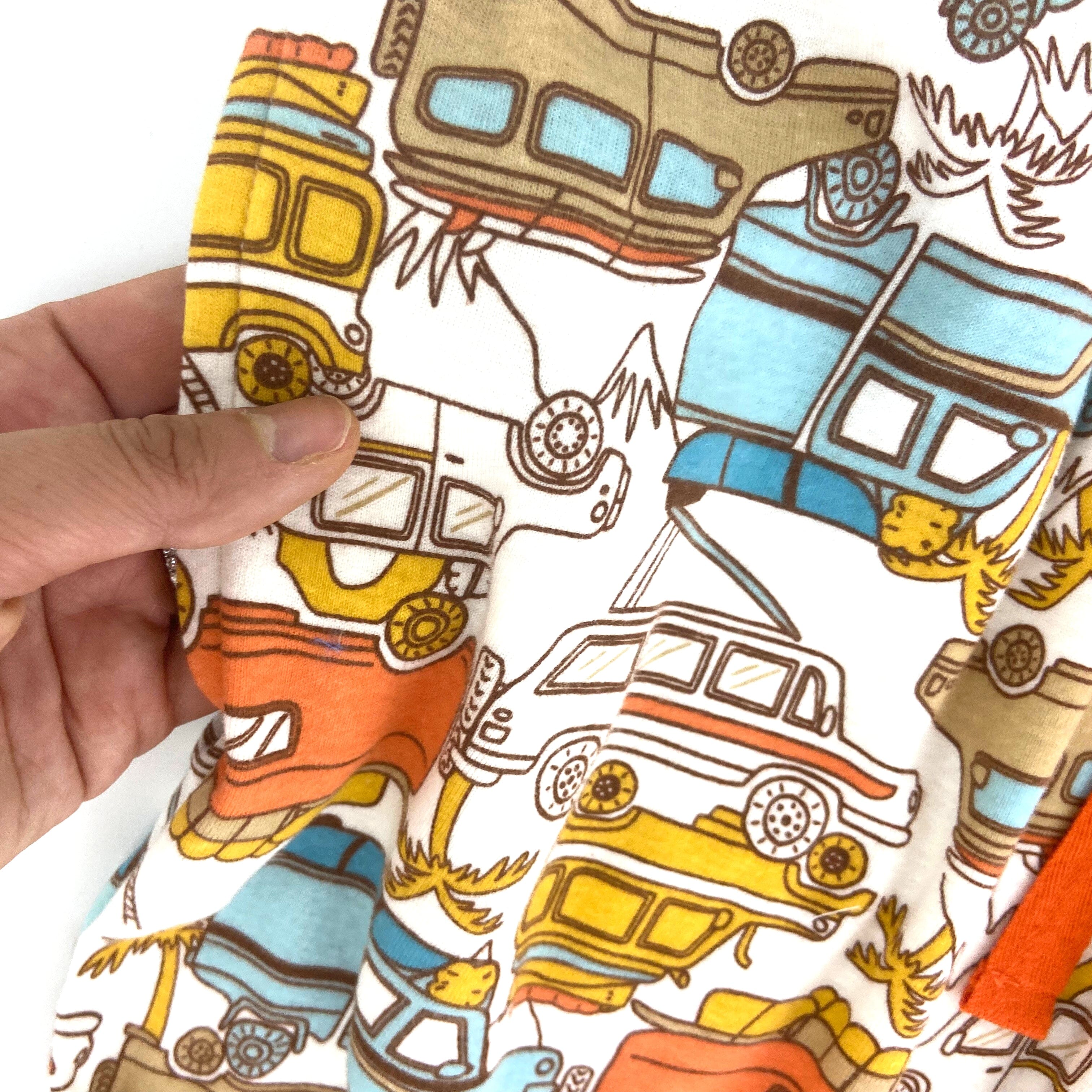 Men's Travel Inspired RVs and Wagons Print Soft Cotton Pajama Pants